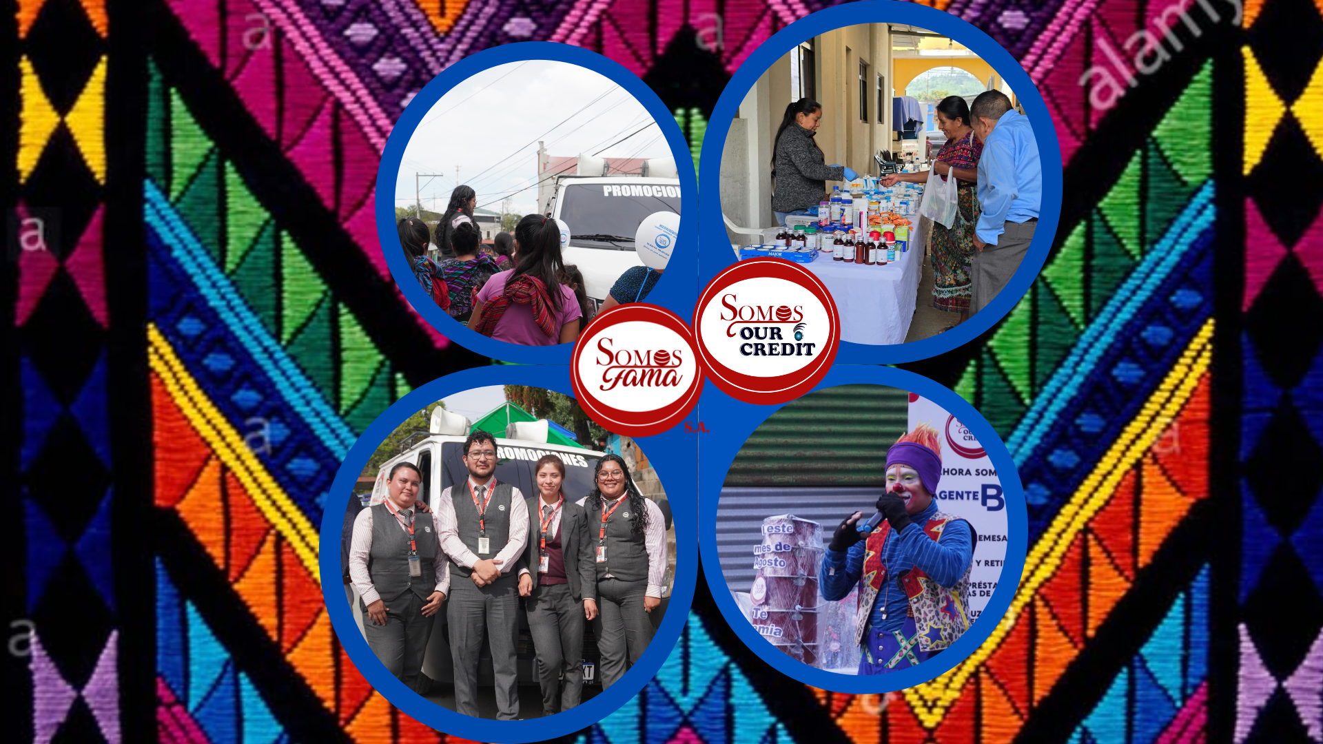Colaboradores y clientes de SOMOS FAMA